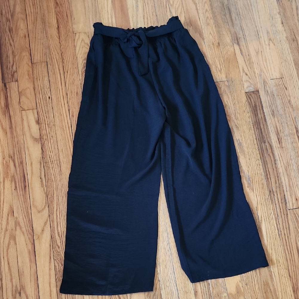 Black Wide-Leg Pants